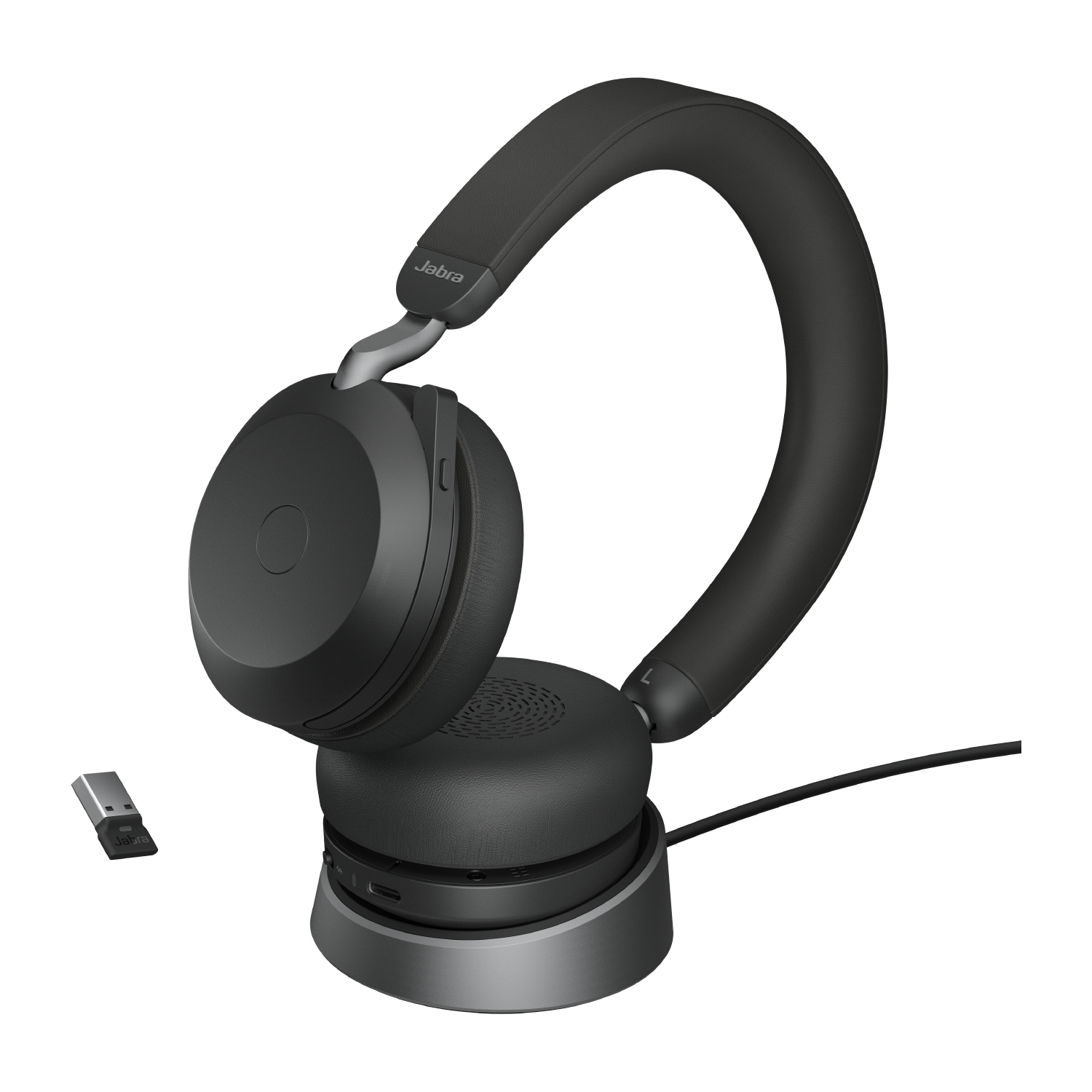 Jabra Evolve2 75 Headset Bedraad en draadloos Hoofdband Kantoor/callcenter Bluetooth Oplaadhouder Zwart - Afbeelding 5