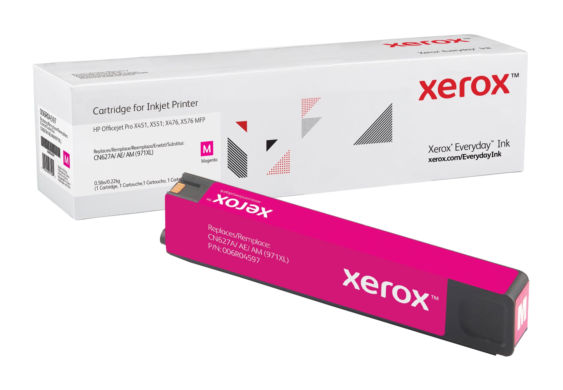 Everyday™ Magenta Toner van Xerox is compatibel met HP 971XL (CN627AE, CN627A, CN627AM), Hoge capaciteit