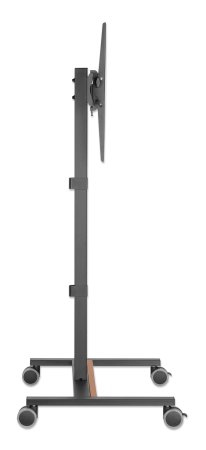 Manhattan Trolley voor TV’s en monitoren, voor schermen 34"–55", VESA-compatibiliteit: van 200x200 tot 400x400 mm (controleer de afmetingen van de vier montagegaten aan de achterzijde), max. 35 kg, 4 hoogteposities, zwart - Afbeelding 3