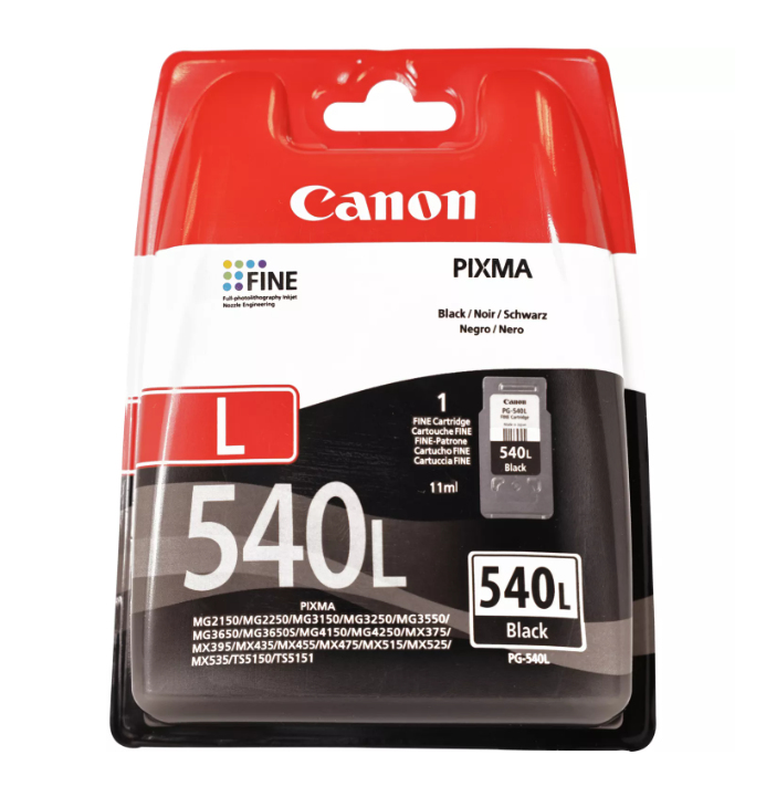 Canon PG-540L inktcartridge 1 stuk(s) Origineel Zwart - Afbeelding 2