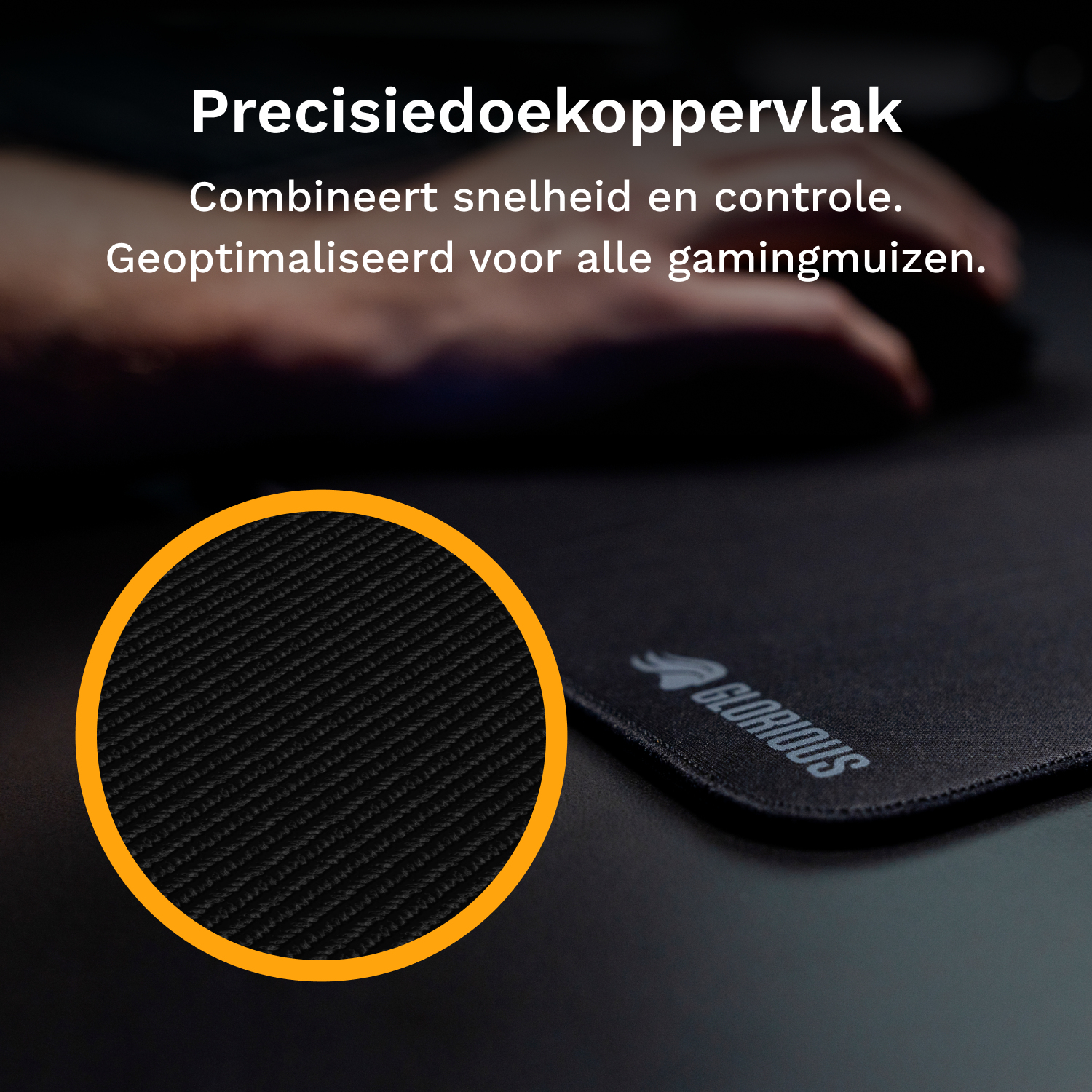 Glorious Gaming GLO-MP2-CLTH-STC-XL-BLK muismat Game-muismat Zwart - Afbeelding 10
