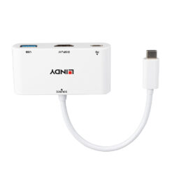 Lindy 43340 USB grafische adapter 3840 x 2160 Pixels Wit - Afbeelding 3