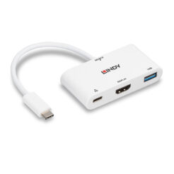 Lindy 43340 USB grafische adapter 3840 x 2160 Pixels Wit - Afbeelding 4