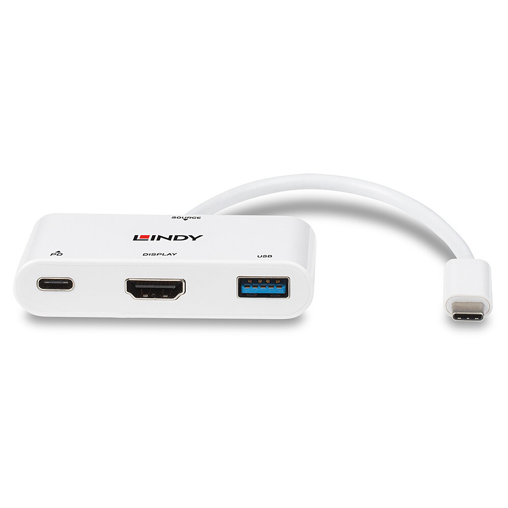 Lindy 43340 USB grafische adapter 3840 x 2160 Pixels Wit - Afbeelding 5