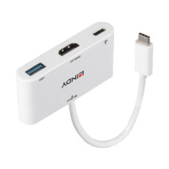 Lindy 43340 USB grafische adapter 3840 x 2160 Pixels Wit - Afbeelding 2