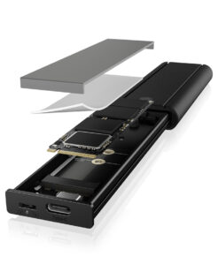 ICY BOX IB-1807MT-C31 SDD-behuizing Zwart M.2 - Afbeelding 3