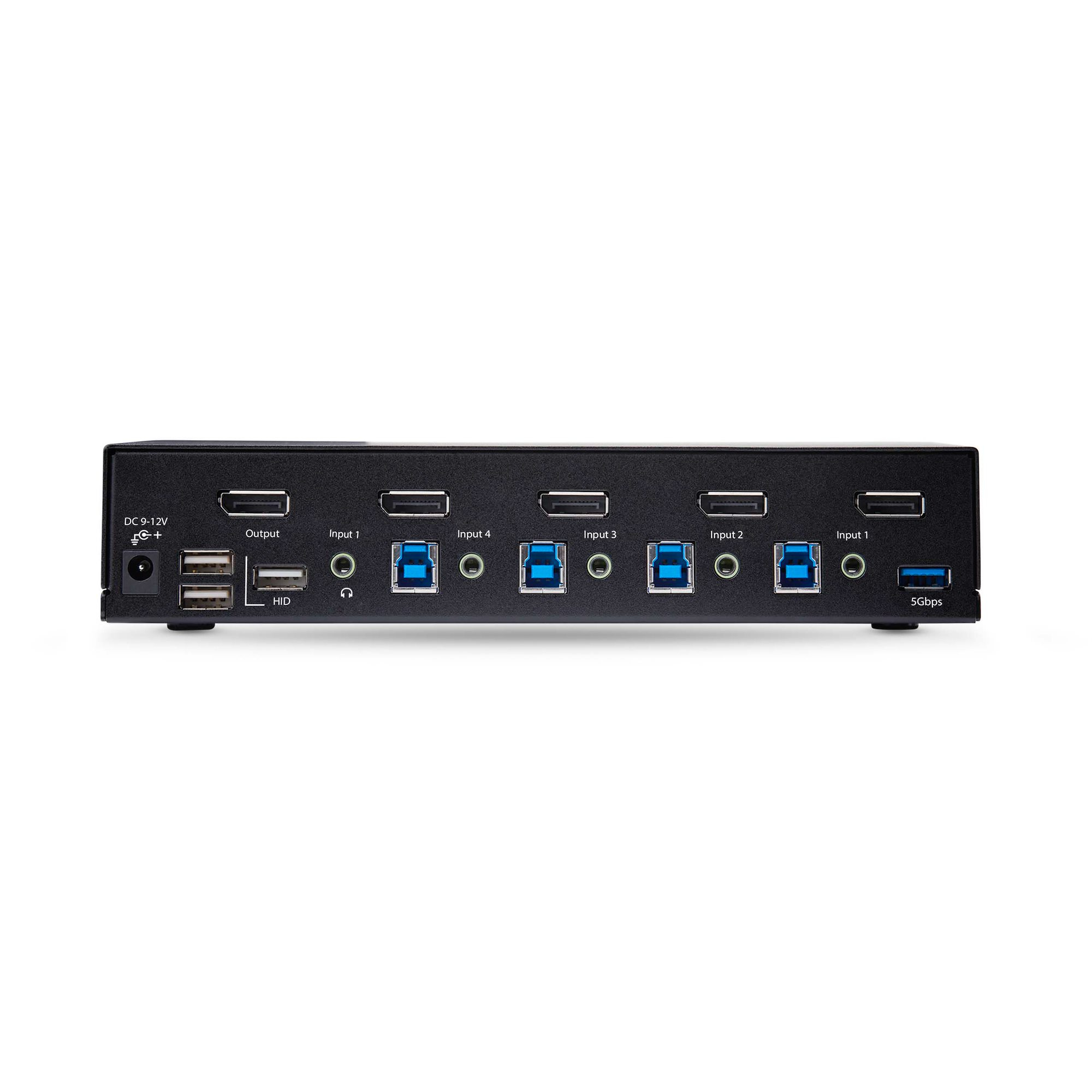 StarTech.com 4-Port DisplayPort KVM Switch, 8K 60Hz / 4K 144Hz, Single Display, DP 1.4, 2x USB 3.0 Ports, 4x USB 2.0 HID Ports, Drukknop & Hotkey Schakelaar, TAA Compliant, OS Onafhankelijk, Metalen Behuizing - Afbeelding 5
