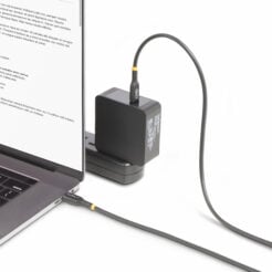 StarTech.com 1m USB-C Laadkabel, Charge & Sync, 240W (5A) PD EPR, USB 2.0, Laptop Type C Laadkabel, USB-IF Gecertificeerd, TPE Mantel - Zwarte USB-C Oplaadkabel - Afbeelding 7