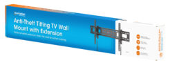 Manhattan Wandbeugel met verlenging voor TV’s en monitoren (Kantelbaar, anti-diefstal), voor schermen 37"–100", VESA-compatibiliteit: van 200×200 tot 800×400 mm (controleer de afmetingen van de vier montagegaten aan de achterzijde), max 75 kg, zwart - Afbeelding 16