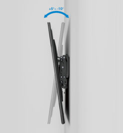 Manhattan Wandbeugel met verlenging voor TV’s en monitoren (Kantelbaar, anti-diefstal), voor schermen 37"–100", VESA-compatibiliteit: van 200×200 tot 800×400 mm (controleer de afmetingen van de vier montagegaten aan de achterzijde), max 75 kg, zwart - Afbeelding 12