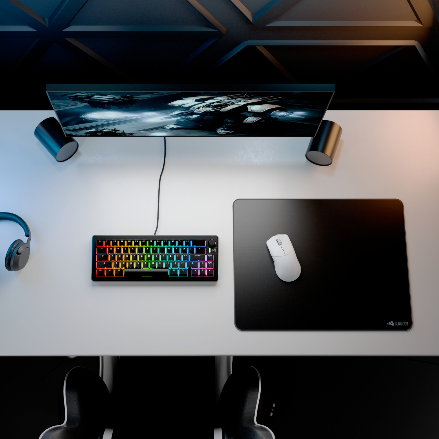 Glorious Gaming GLO-MP2-CLTH-STC-XL-BLK muismat Game-muismat Zwart - Afbeelding 7