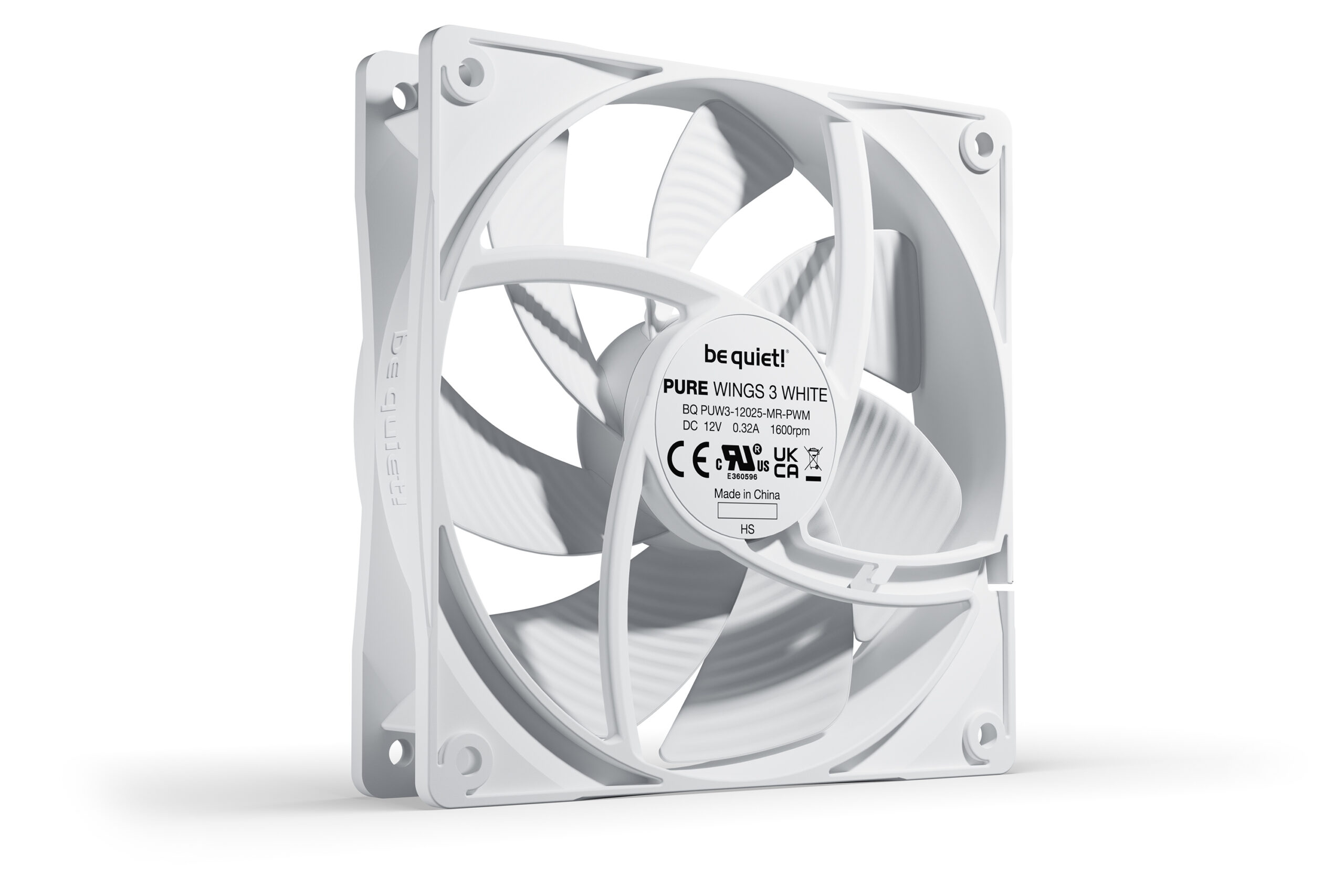 be quiet! Pure Wings 3 120mm PWM White Computer behuizing Ventilator 12 cm Wit 1 stuk(s) - Afbeelding 3