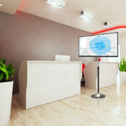 Techly ICA-TR10 bevestiging voor signage-beeldschermen 68,6 cm (27") Zilver - Afbeelding 8