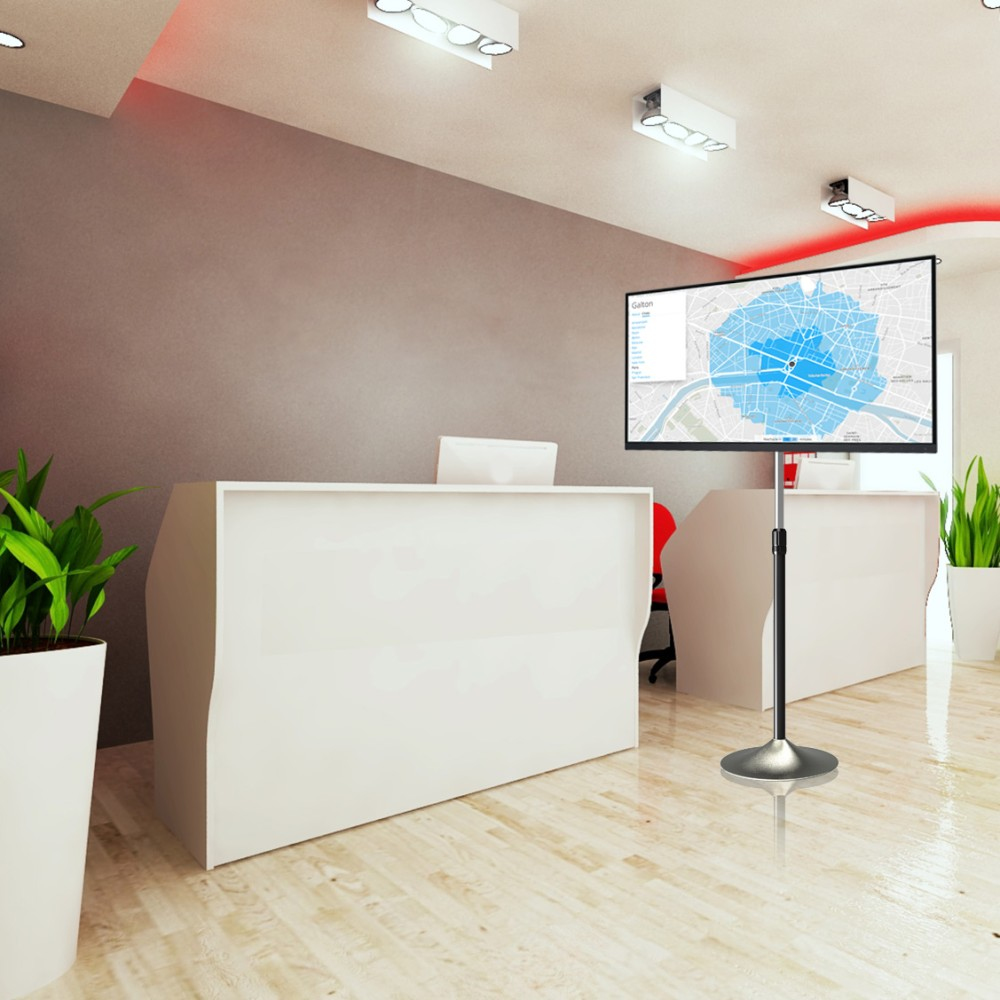 Techly ICA-TR10 bevestiging voor signage-beeldschermen 68,6 cm (27") Zilver - Afbeelding 8