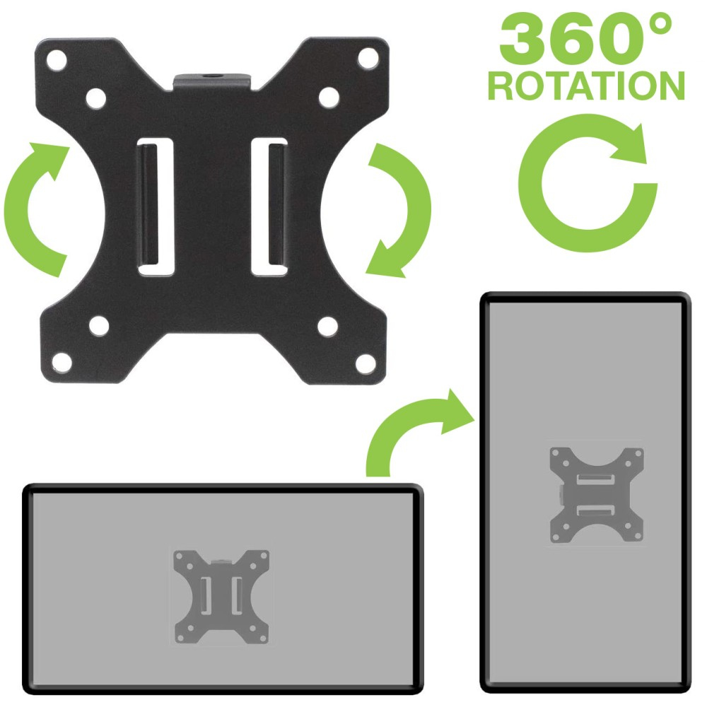 Techly ICALCD100BK Bureau Zwart - Afbeelding 10