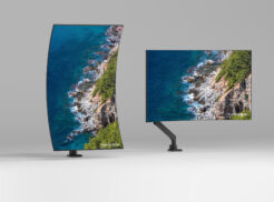 Manhattan Bureaubeugel voor TV’s en monitoren (Volledig Verstelbaar met gasveer), voor schermen 13"–42", met tafelklem of bladdoorvoer, VESA-compatibiliteit: van 75x75 tot 200x200 mm (controleer de afmetingen van de vier montagegaten aan de achterzijde) - Afbeelding 12