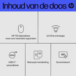 HP 715 oplaadbare muis voor meerdere apparaten - Afbeelding 13