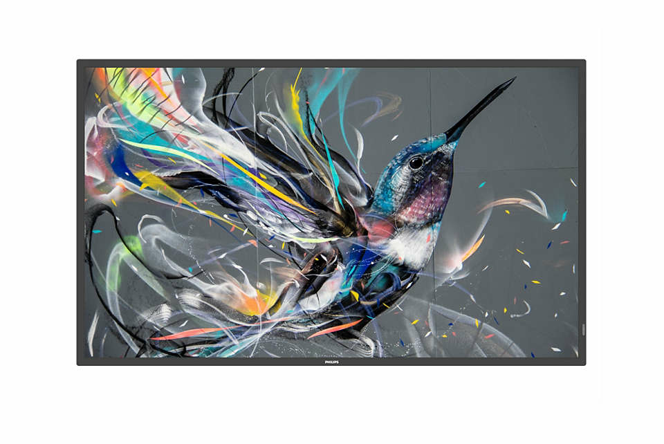 Philips 50BDL3650QE/00 beeldkrant Digitale signage flatscreen 125,7 cm (49.5") Wifi 350 cd/m² 4K Ultra HD Zwart Type processor Android 10