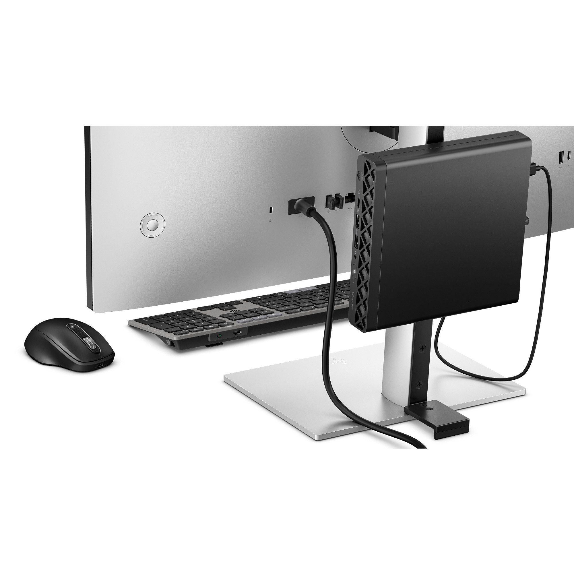 HP EliteDesk 8 Mini G1a AMD Ryzen™ 5 PRO 215 16 GB DDR5-SDRAM 512 GB SSD Windows 11 Pro Mini PC Zwart - Afbeelding 9