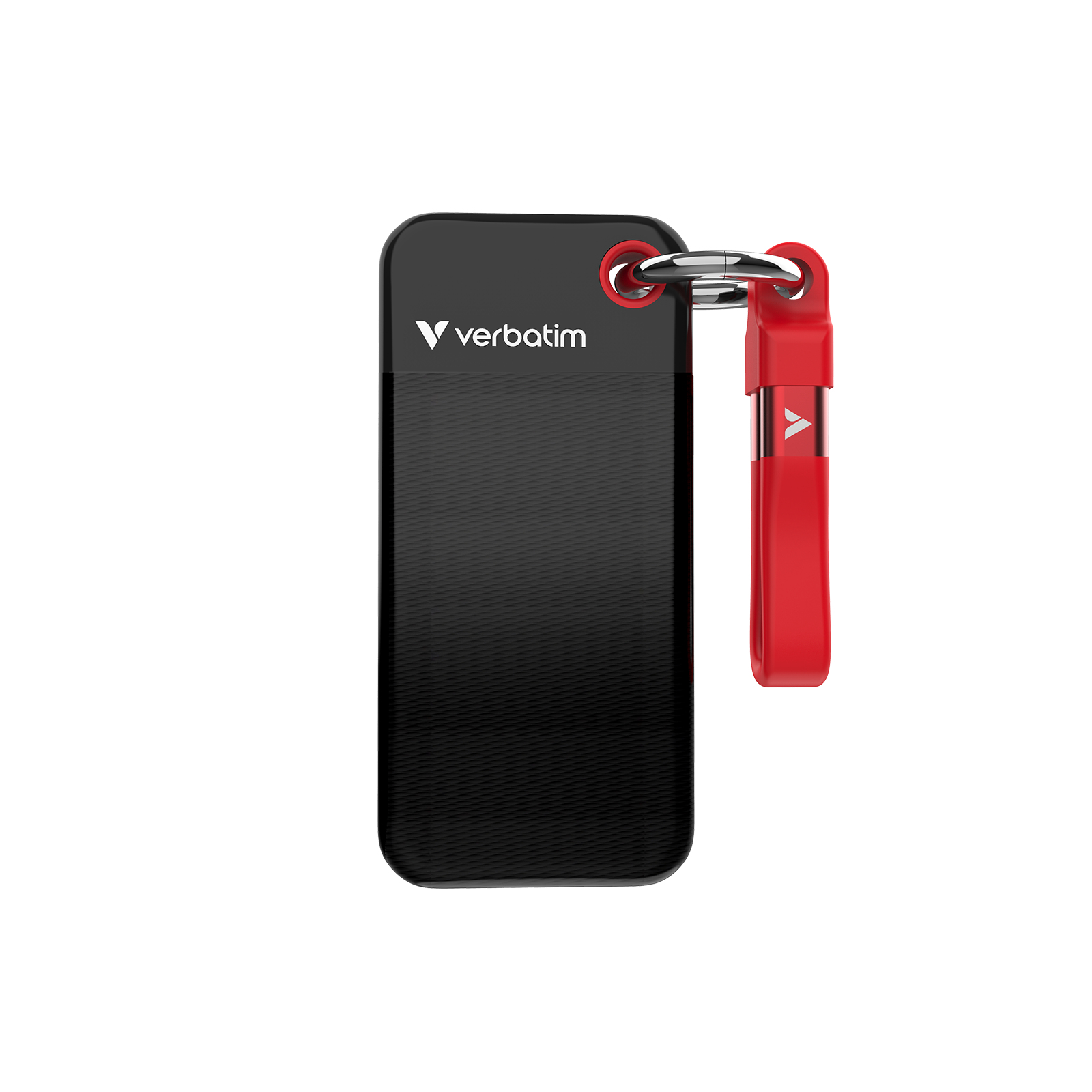 Verbatim Pocket SSD 2 TB USB Type-C 3.2 Gen 2 (3.1 Gen 2) Zwart, Rood - Afbeelding 2