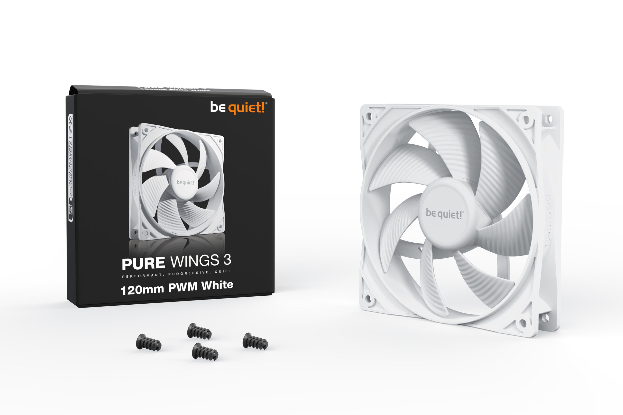 be quiet! Pure Wings 3 120mm PWM White Computer behuizing Ventilator 12 cm Wit 1 stuk(s) - Afbeelding 4