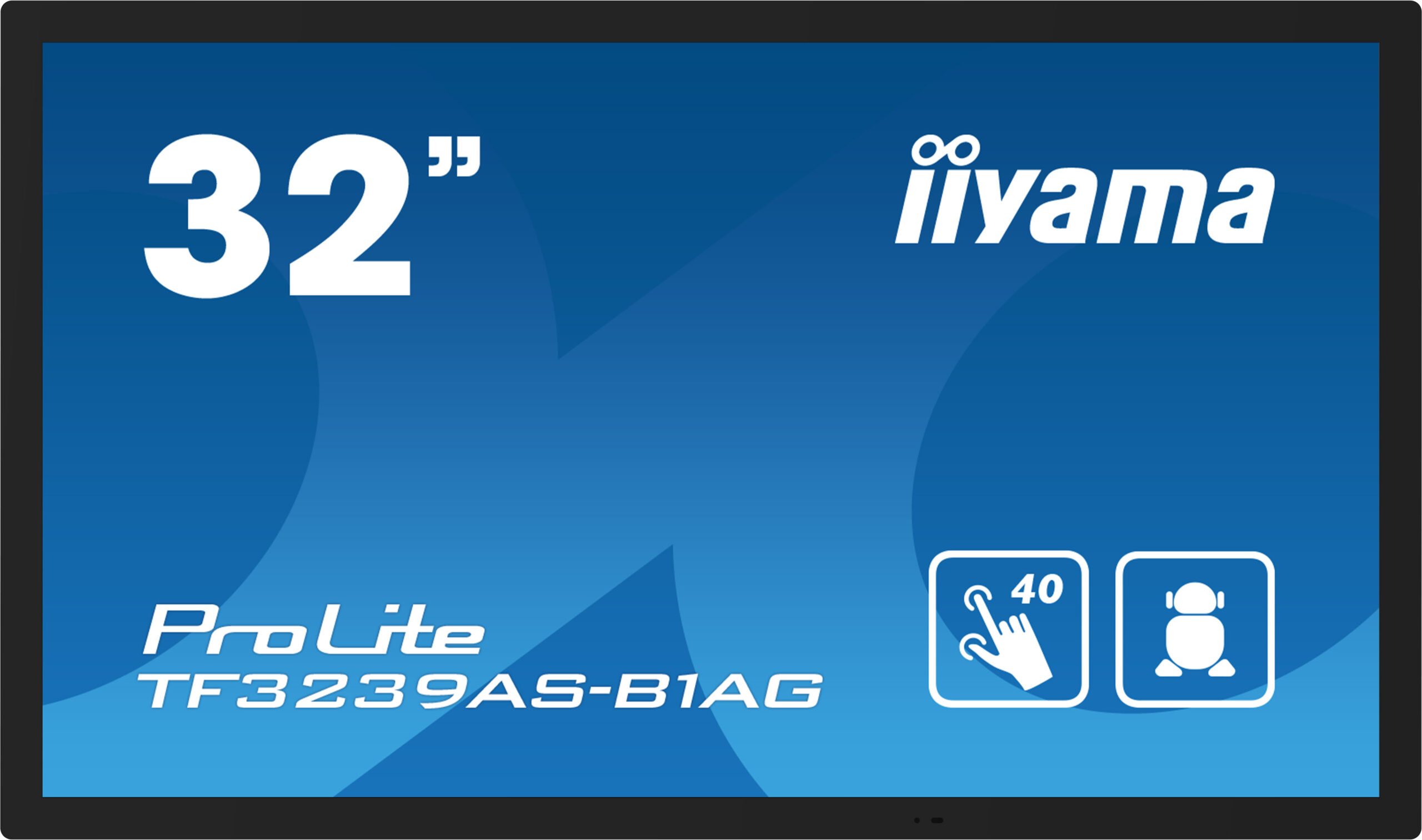 iiyama TF3239AS-B1AG computer monitor 80 cm (31.5") 1920 x 1080 Pixels Full HD LED Touchscreen Zwart - Afbeelding 3
