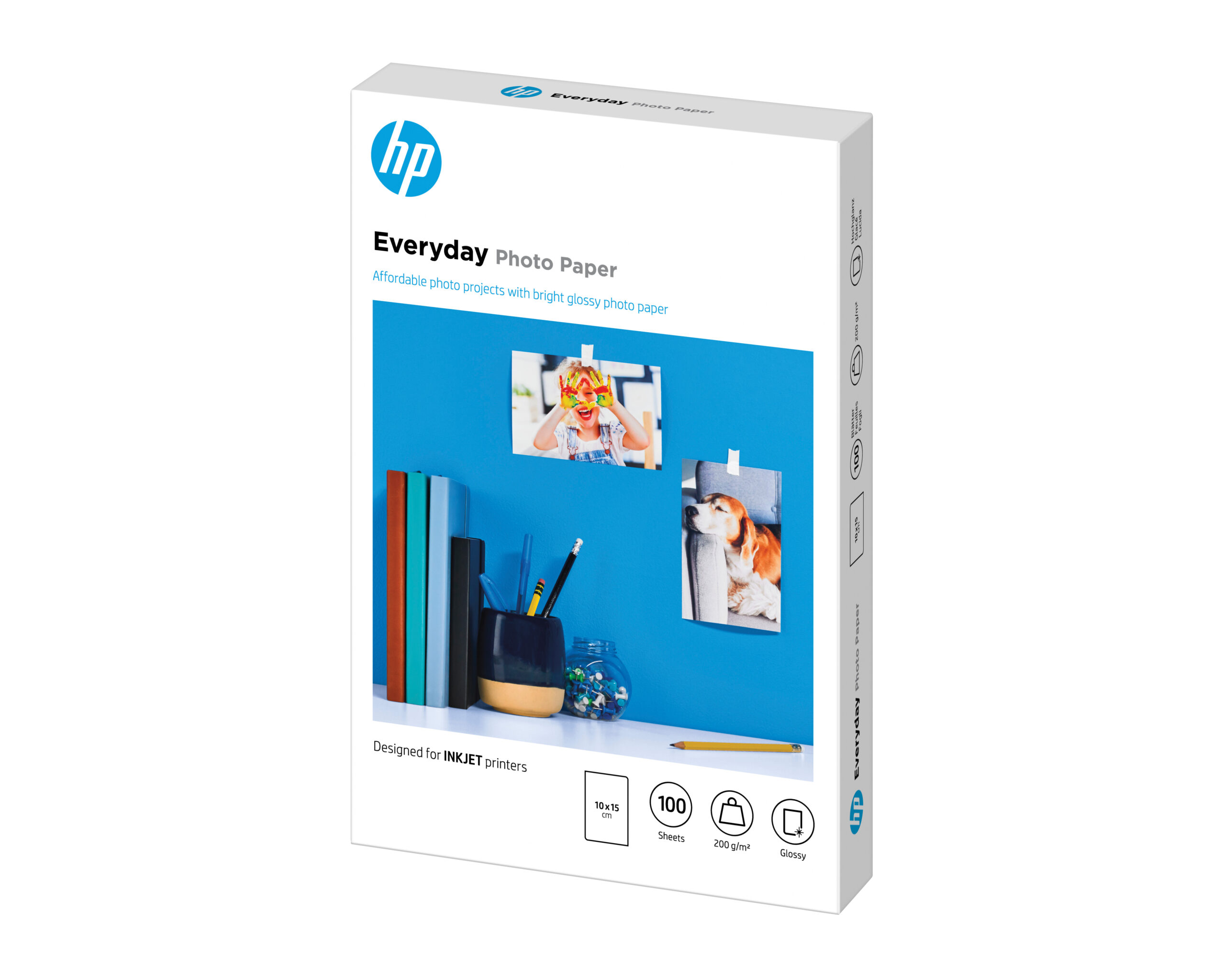 HP Everyday fotopapier, glanzend, 200 g/m2, 10 x 15 cm (101 x 152 mm), 100 vellen - Afbeelding 3