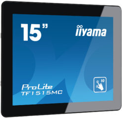 iiyama TF1515MC-B2 beeldkrant 38,1 cm (15") LED 350 cd/m² XGA Zwart Touchscreen