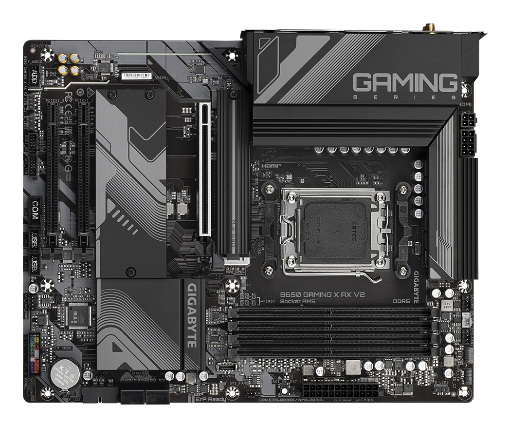 GIGABYTE B650 GAMING X AX V2 moederbord AMD B650 Socket AM5 ATX - Afbeelding 5