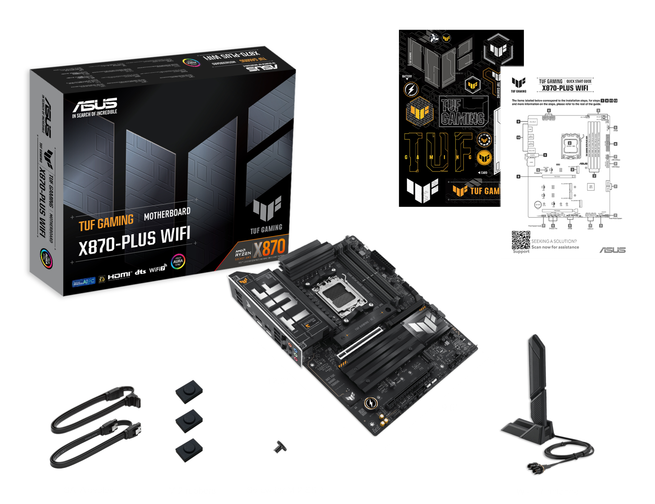 ASUS TUF GAMING X870-PLUS WIFI AMD X870 Socket AM5 ATX - Afbeelding 9