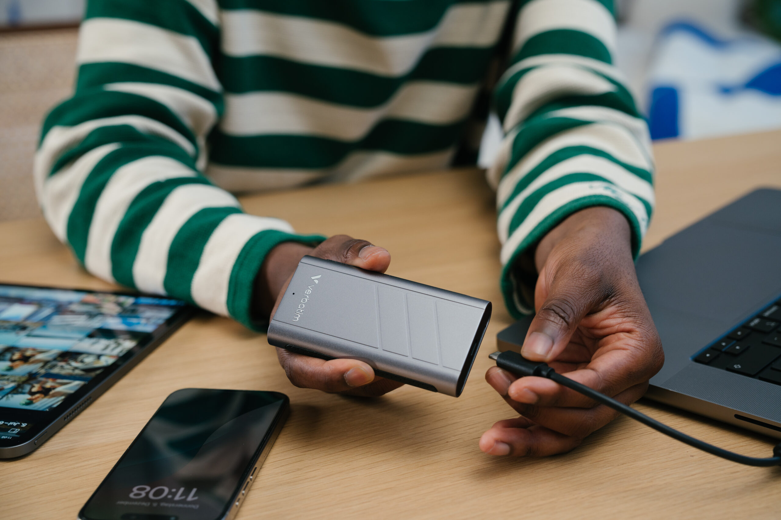 Verbatim TurboMetal SSD USB4 1TB USB Type-C USB4 Gen 2x2 Zilver - Afbeelding 4