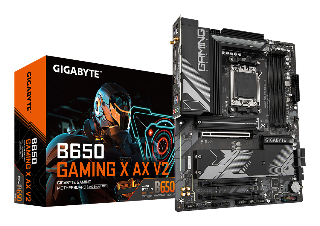 GIGABYTE B650 GAMING X AX V2 moederbord AMD B650 Socket AM5 ATX