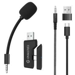 Oniverse Polaris Headset Bedraad en draadloos Hoofdband Gamen USB Type-C / USB Type-A Bluetooth Zwart, Wit - Afbeelding 8