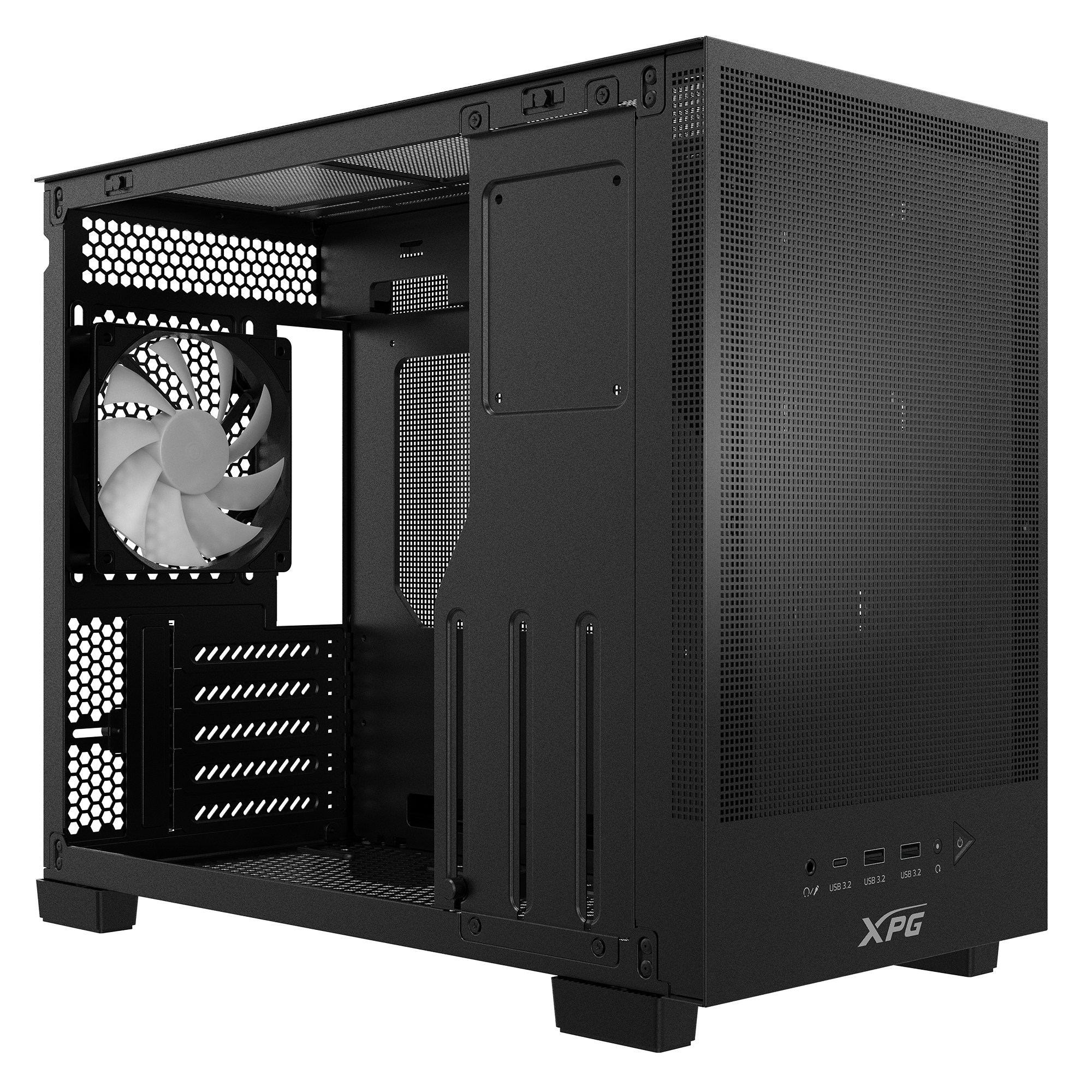 XPG VALOR MESH NANO MID-TOWER-CHASSIS Midi Tower Zwart - Afbeelding 5