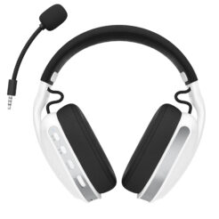 Oniverse Polaris Headset Bedraad en draadloos Hoofdband Gamen USB Type-C / USB Type-A Bluetooth Zwart, Wit - Afbeelding 7