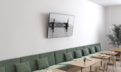 Manhattan Wandbeugel met verlenging voor TV’s en monitoren (Kantelbaar, anti-diefstal), voor schermen 37"–100", VESA-compatibiliteit: van 200×200 tot 800×400 mm (controleer de afmetingen van de vier montagegaten aan de achterzijde), max 75 kg, zwart - Afbeelding 14