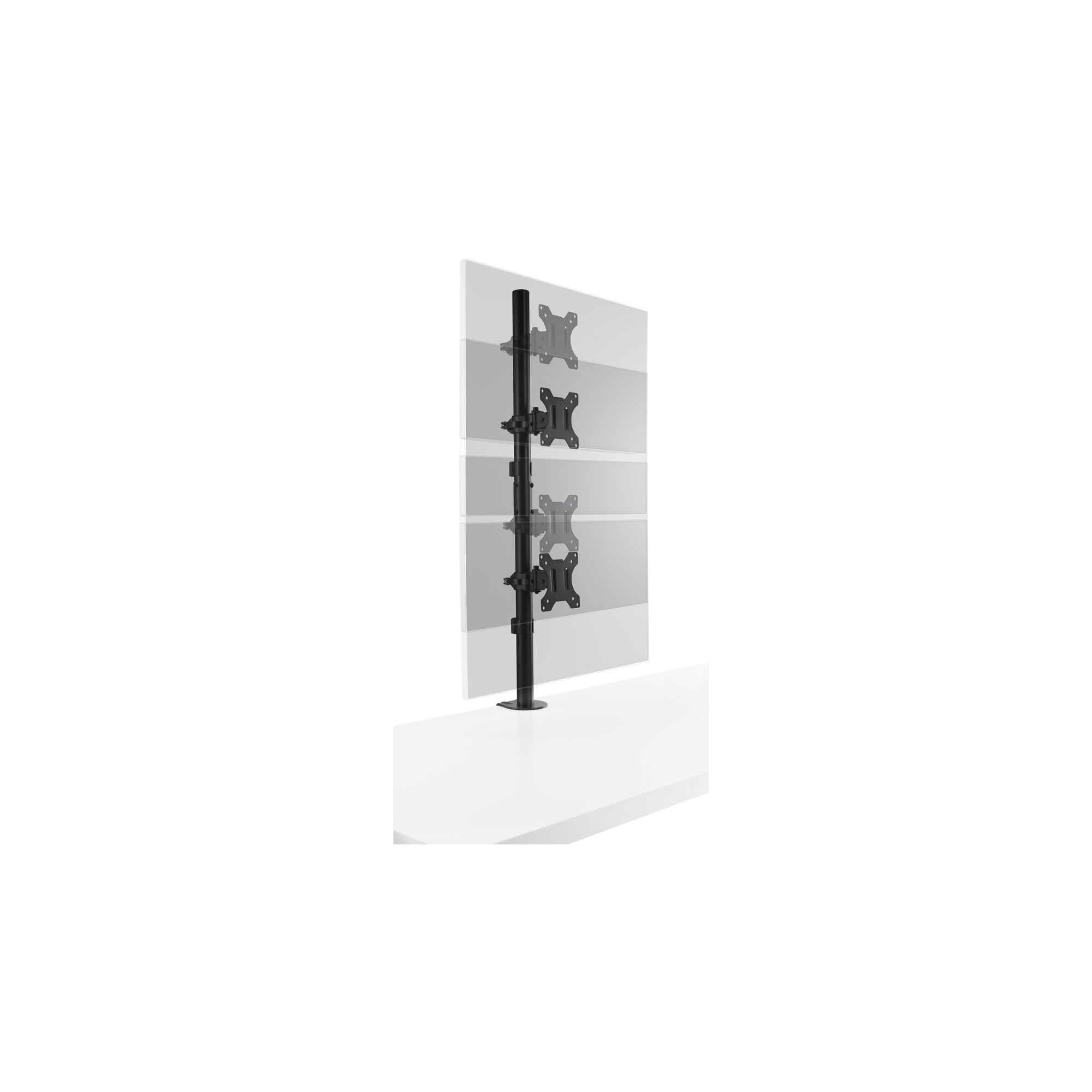 Kensington Vertical Stacking Dual Monitor Arm - Afbeelding 9
