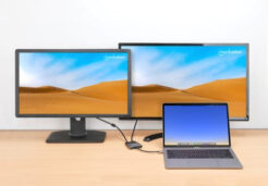 Manhattan USB-C dock/hub, poorten (4): HDMI, USB-A, USB-C en VGA, met Power Delivery (PD) 87 W - vereist een externe USB-C-lader (niet inbegrepen). USB-gevoed (geen externe voeding vereist) wanneer PD niet wordt gebruikt, aluminium - Afbeelding 8