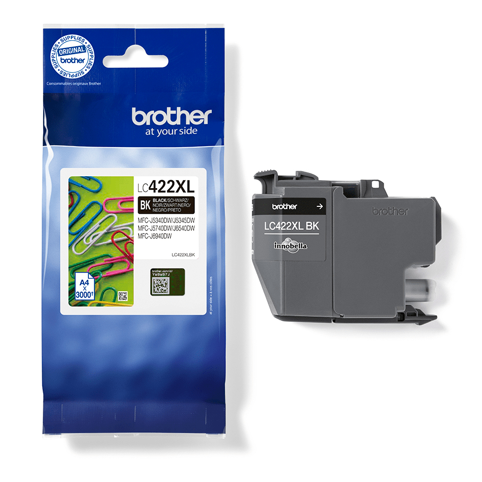 Brother LC422XLBK inktcartridge 1 stuk(s) Origineel Zwart - Afbeelding 3