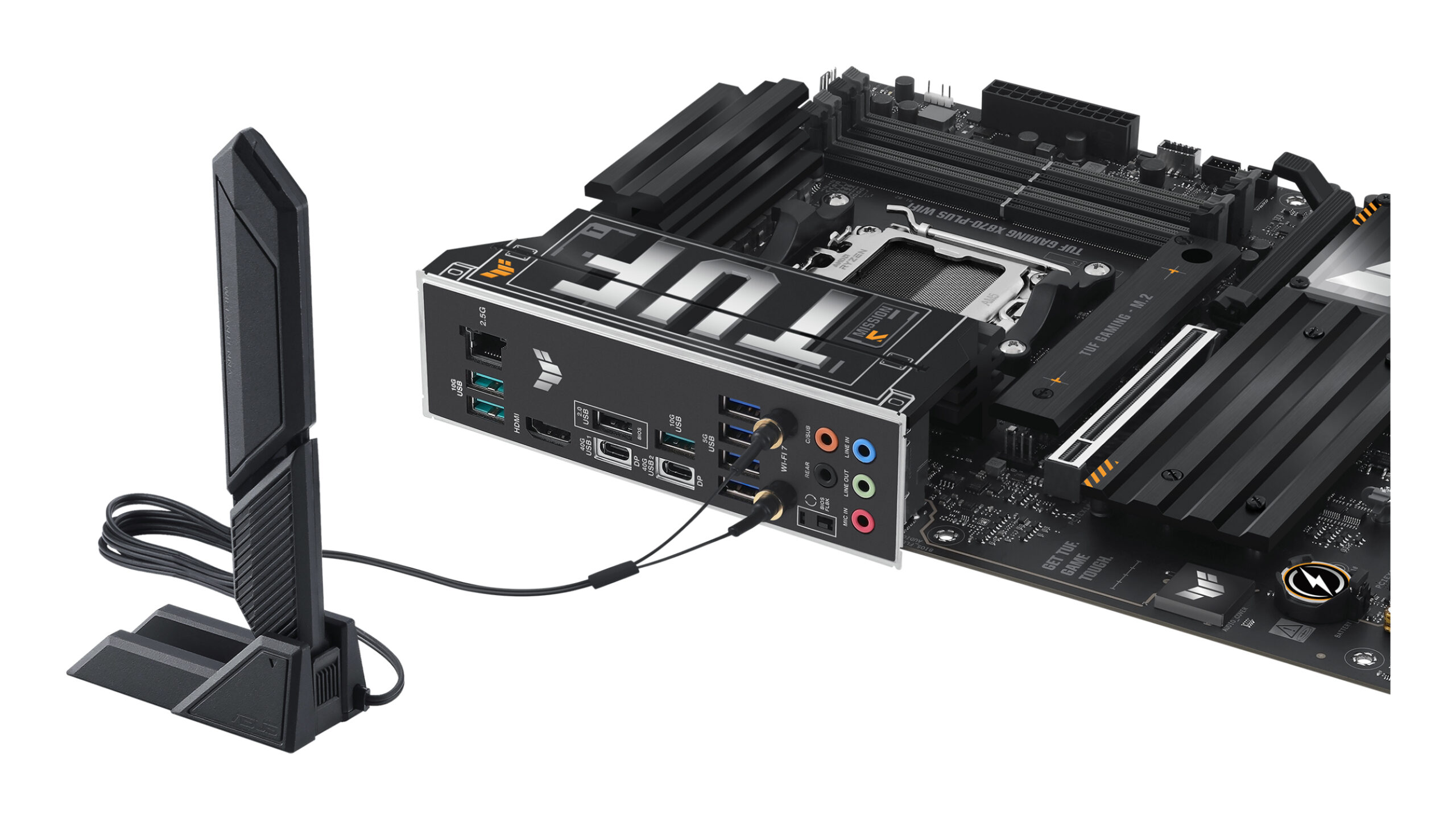 ASUS TUF GAMING X870-PLUS WIFI AMD X870 Socket AM5 ATX - Afbeelding 8