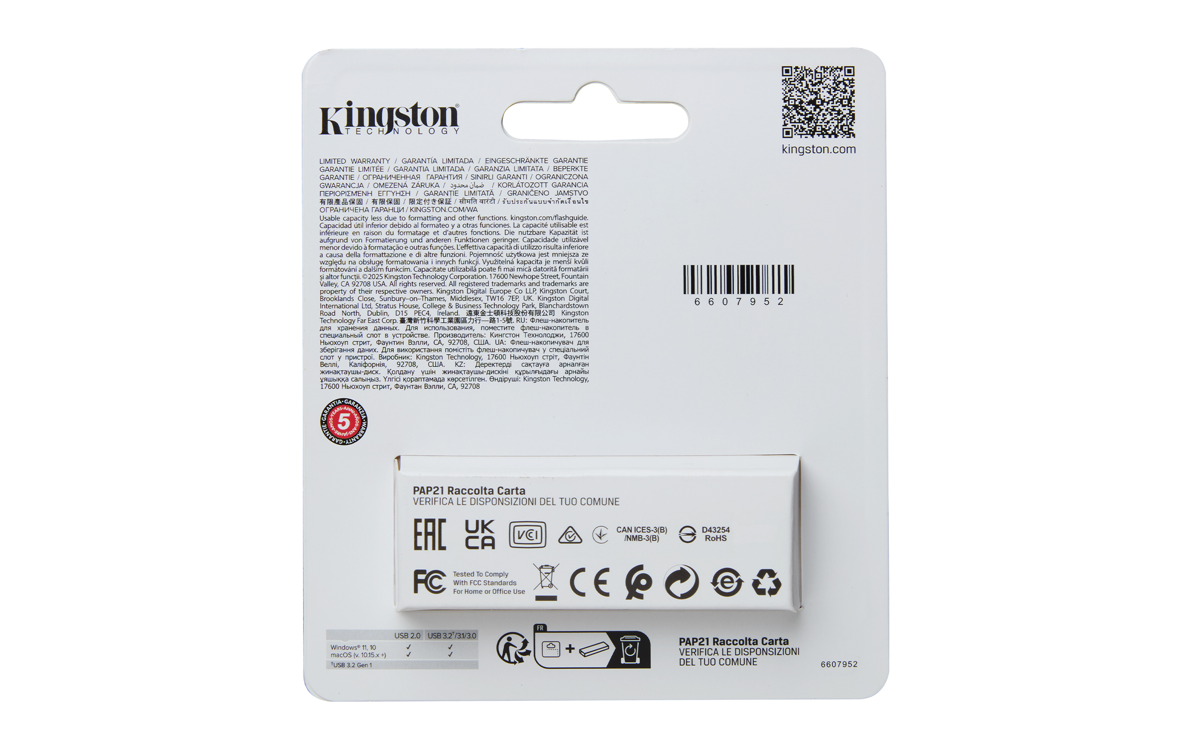 Kingston Technology DataTraveler 256GB Portable USB 3.2 Gen 1 Exodia S (Black/Orange) - Afbeelding 5