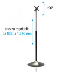 Techly ICA-TR10 bevestiging voor signage-beeldschermen 68,6 cm (27") Zilver - Afbeelding 9