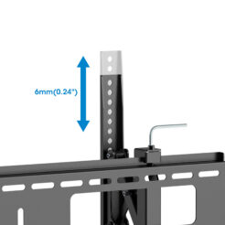 Manhattan Wandbeugel met verlenging voor TV’s en monitoren (Kantelbaar, anti-diefstal), voor schermen 37"–100", VESA-compatibiliteit: van 200×200 tot 800×400 mm (controleer de afmetingen van de vier montagegaten aan de achterzijde), max 75 kg, zwart - Afbeelding 10