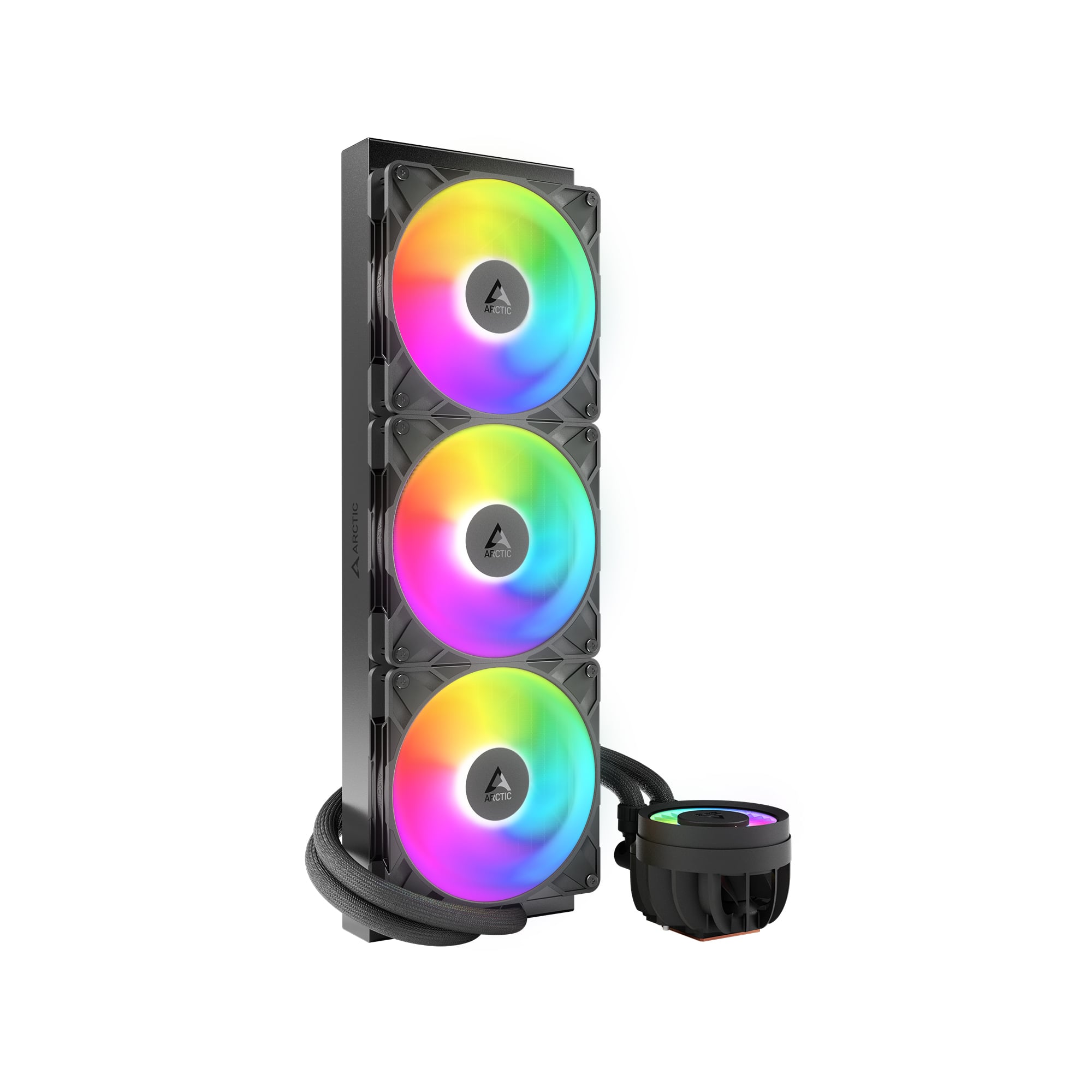 ARCTIC Liquid Freezer III Pro 420 A-RGB Processor Alles-in-één vloeistofkoeler 14 cm Zwart - Afbeelding 3