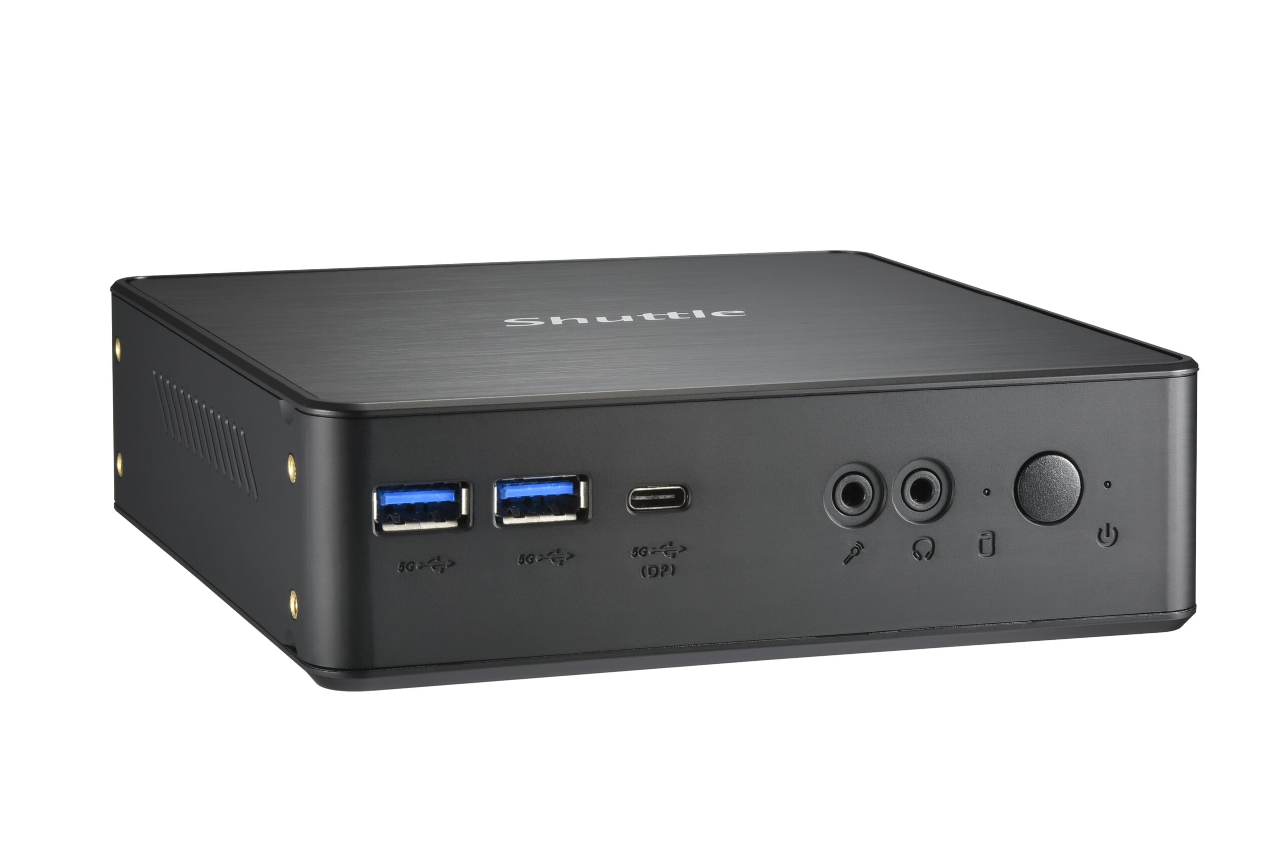 Shuttle XPC Nano PC NC40U5, Intel Core i5-1235U, 1x HDMI, 1x DP,1xUSB-C/DP, 6x USB3.2, 1x 2.5" bay, 2x M.2, 1x LAN, RAID, 24/7 permanent gebruik, incl. VESA & Stand - Afbeelding 4