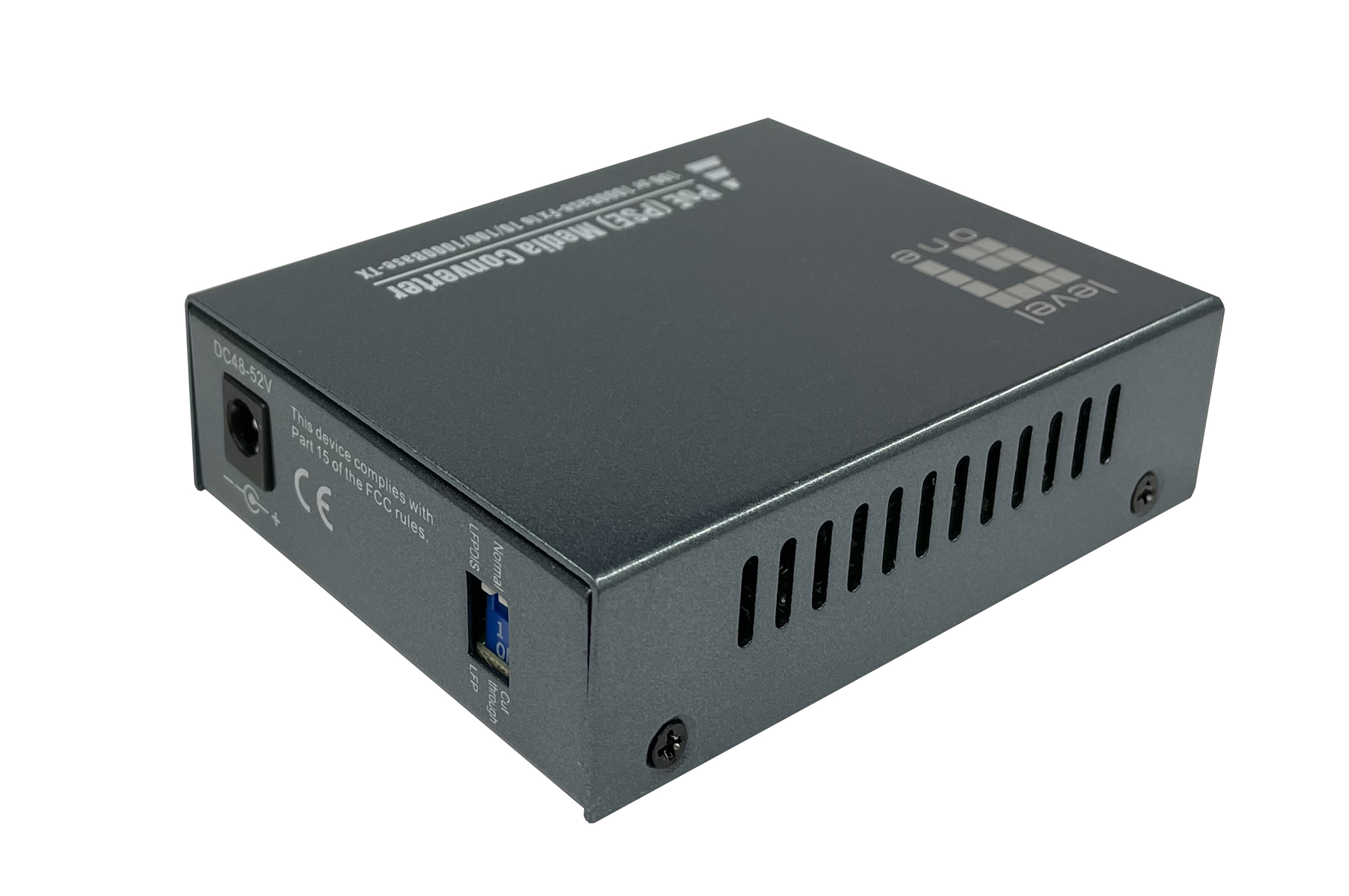 LevelOne GVT-2013 netwerk media converter 1000 Mbit/s 850 nm Multimode Grijs - Afbeelding 5