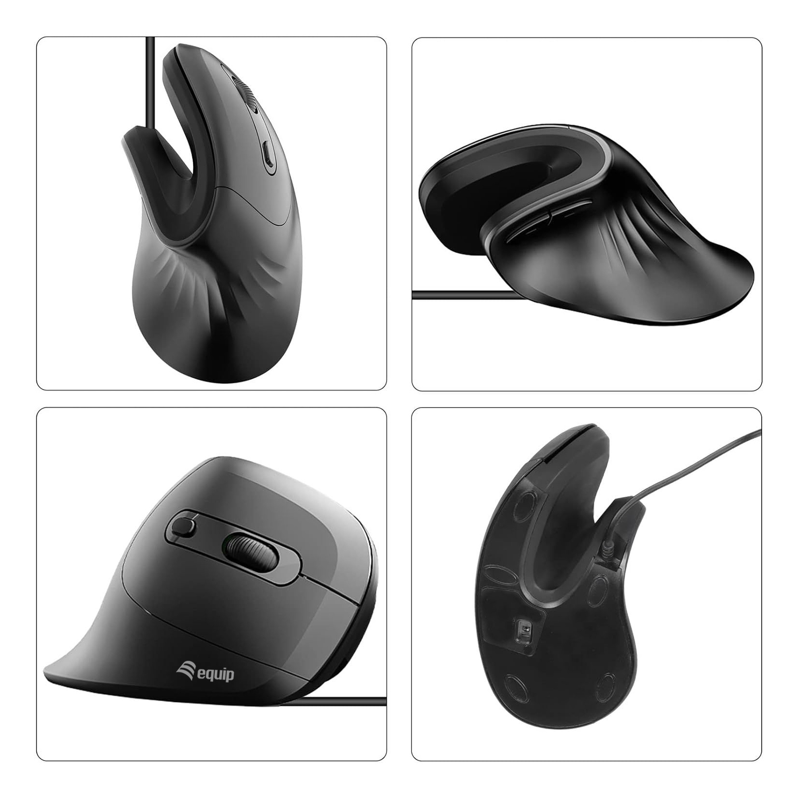 Equip 245119 muis Universeel Rechtshandig USB Type-A + USB Type-C Optisch 7200 DPI - Afbeelding 3
