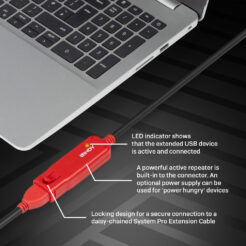 Lindy 42782 USB-kabel USB 2.0 12 m USB A 0,48 Gbit/s Zwart - Afbeelding 7