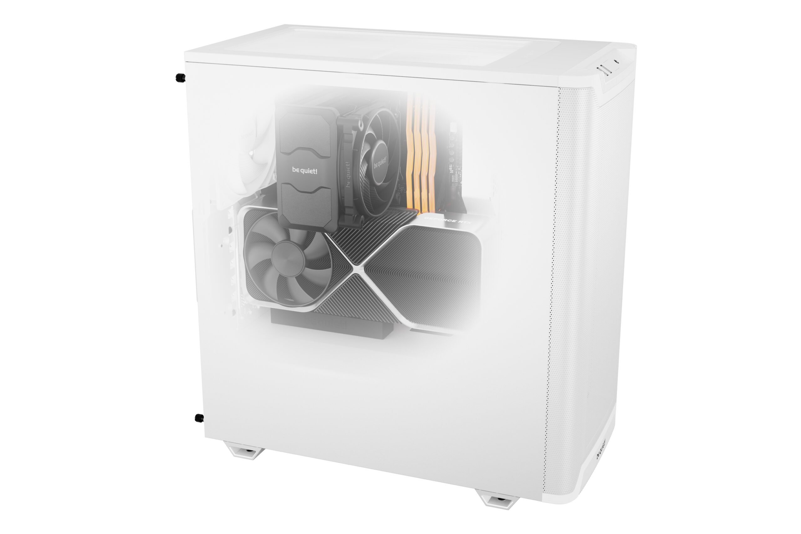 be quiet! PURE BASE 501 Airflow White Midi Tower Wit - Afbeelding 6
