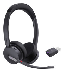 Yealink WH64 Hybrid Dual Teams Headset Draadloos Hoofdband Kantoor/callcenter Micro-USB Bluetooth Zwart - Afbeelding 3